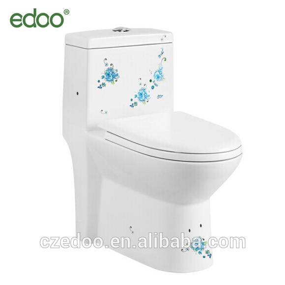 Latest issue products bathroom flower ceramic one piece cheap kenya toilet bowl